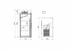 Шкаф холодильный V1.4-G